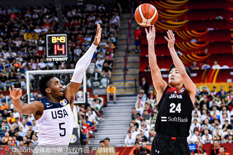 日本男篮力克美国男篮,波特送出助攻的简单介绍 日本男篮力克美国男篮,波特送出助攻的简单介绍